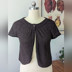 Linen cotton cardigan S